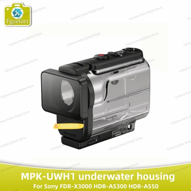 

New UWH1 For SONY MPK-UWH1 Waterproof Underwater Case MPK-UWH1 For SONY FDR-X3000 HDR-AS300 HDR-AS50 waterproof case MPK UWH1