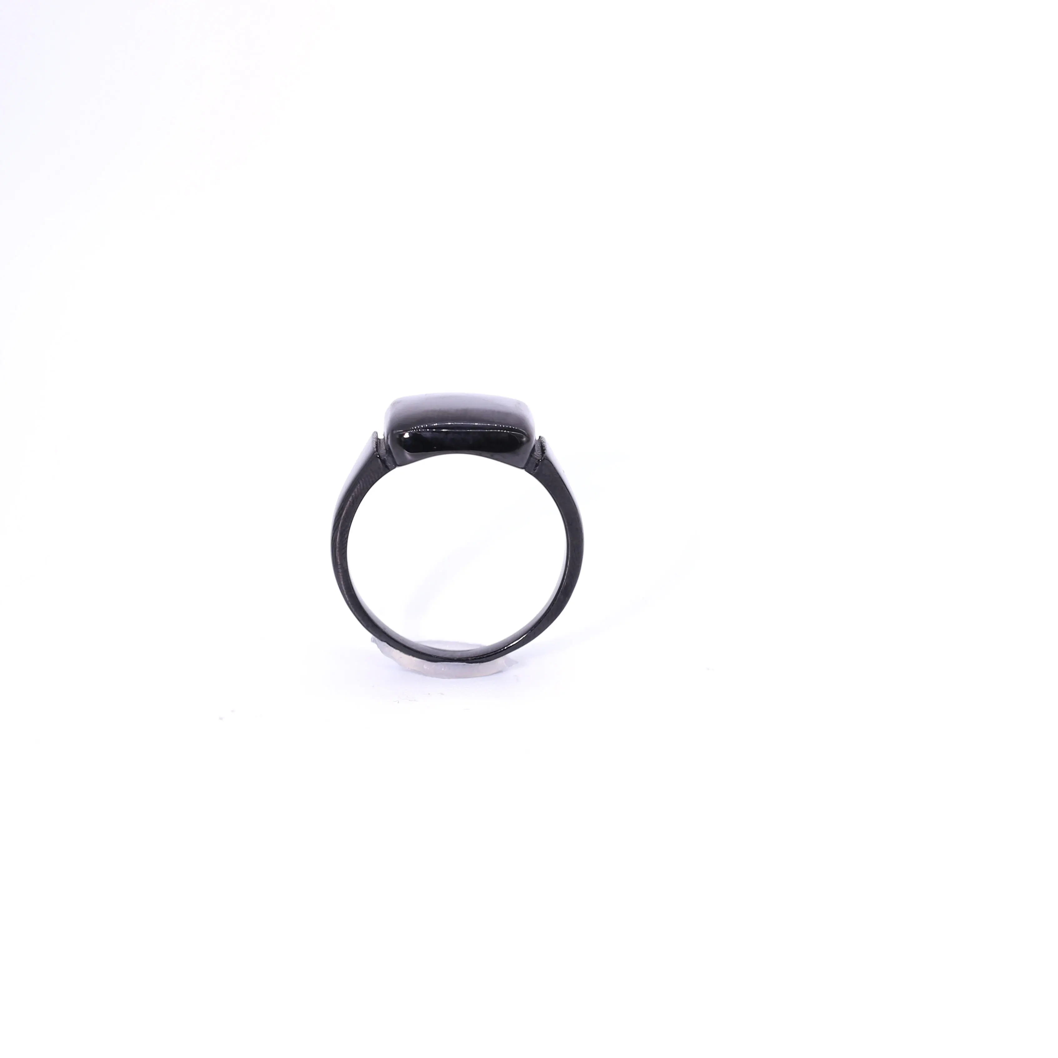 Square Simple Ring European Fashion Jewelry Black Square Women Ring Gift