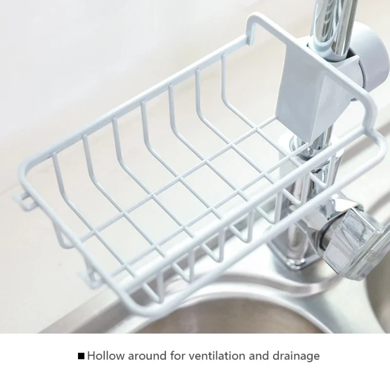 Bathroom Shelves Bathroom Hardware Bathroom Fixture Sponge Rag Sink  Drain Rack With Hook Faucet Rack