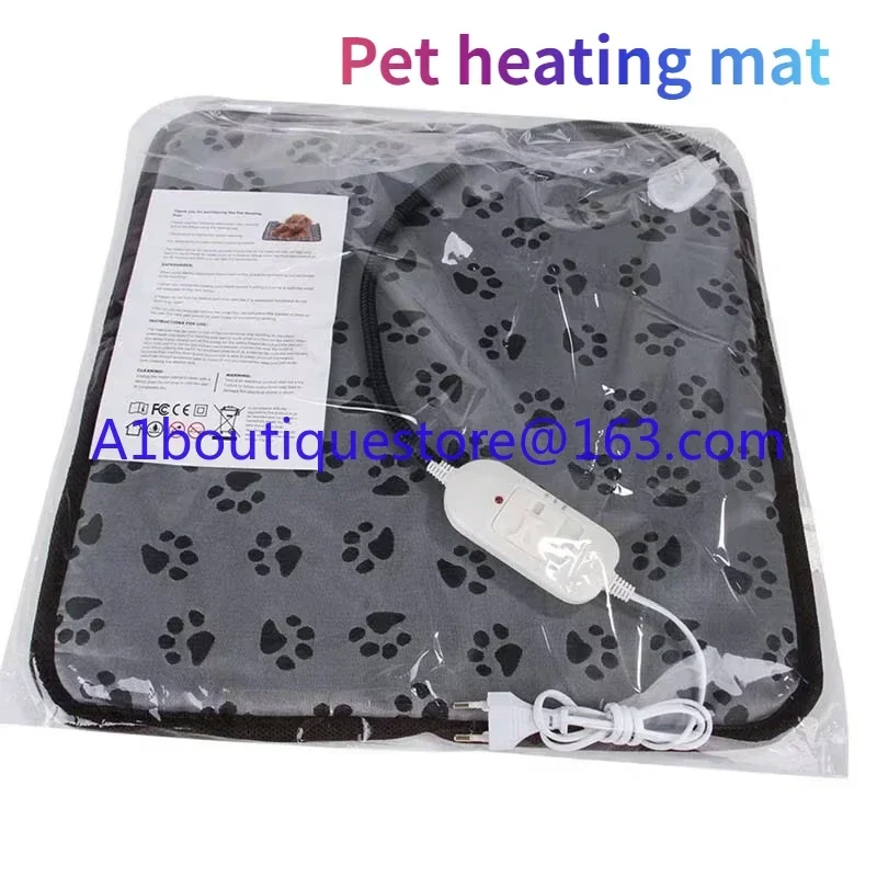 Plush animal electric heating pad foldable cat and dog bed thermal pad