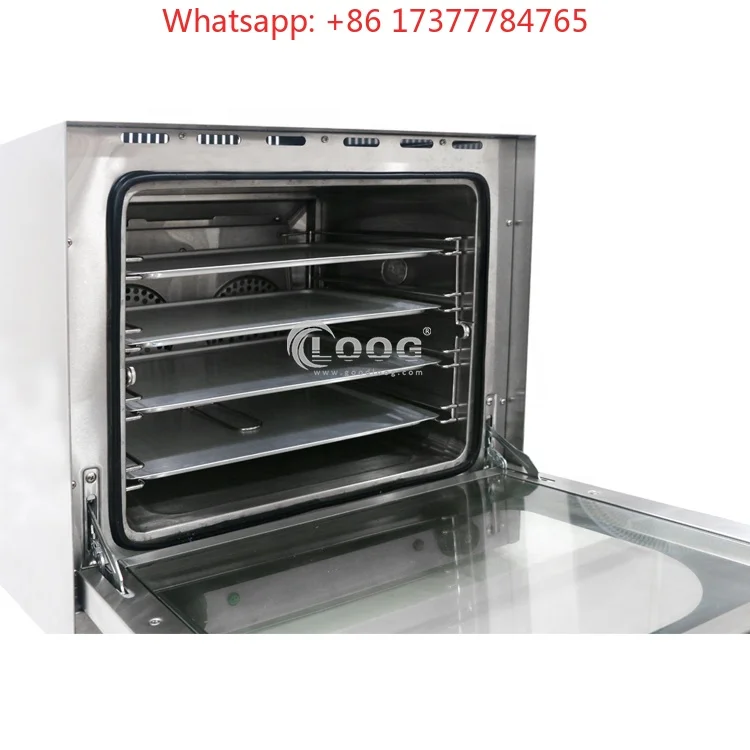 Electric Non Stick Toaster Baking Oven, Commercial Bakery Convection Equipment for Pizza