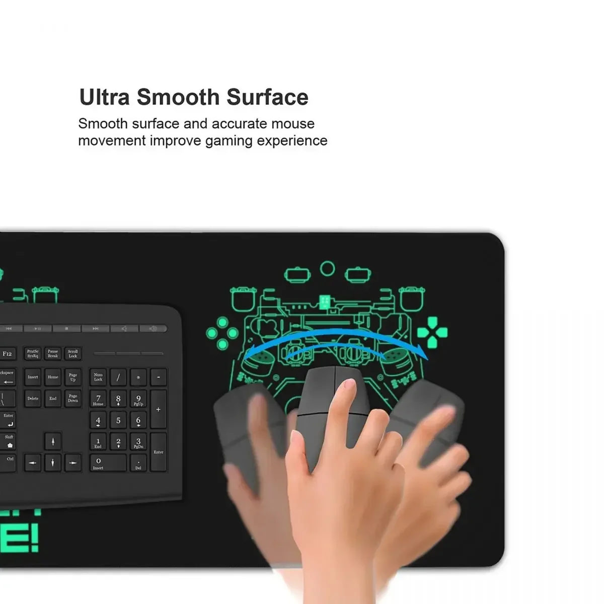 Gamer 4 vida gamepad grande mouse pad teclado do computador mouse tapete de jogos pc portátil tapete de mesa acessórios de escritório tapetes de mesa