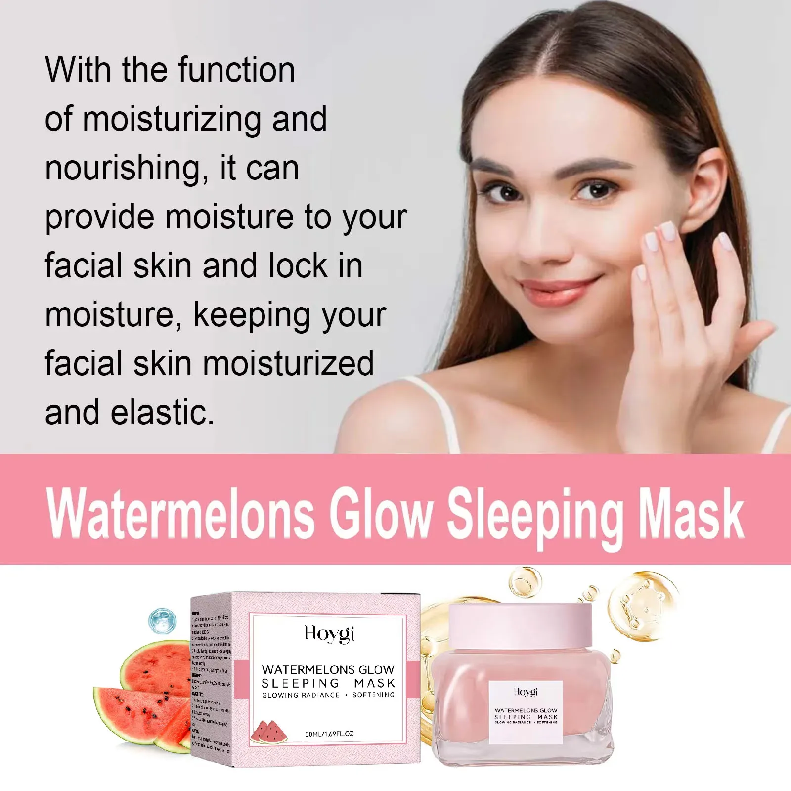 Moisturizing Sleeping Mask Shrink Pores Soothing Hydrating Repair Sensitive Skin Brightening Korean Skin Care Products