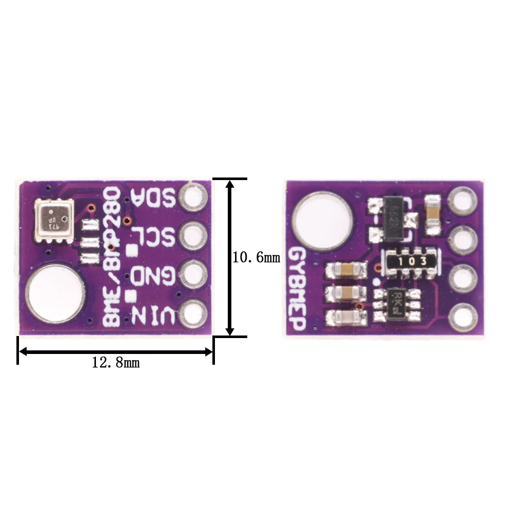 3 in1 BME280 3.3V BMP280 5V sensore di altitudine di pressione barometrica digitale I2C/SPI modulo di temperatura ad alta precisione e umidità