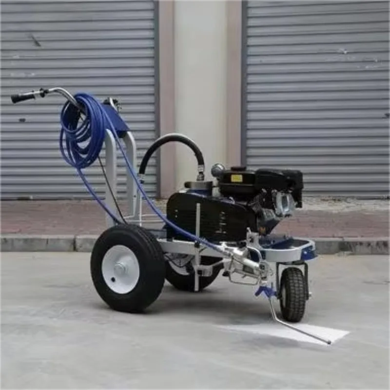Toproad 6.5HP Diaphragm Pump Cold Spray Road Marking Machine With Wear-Resistant Parts For Rough Road Surfaces