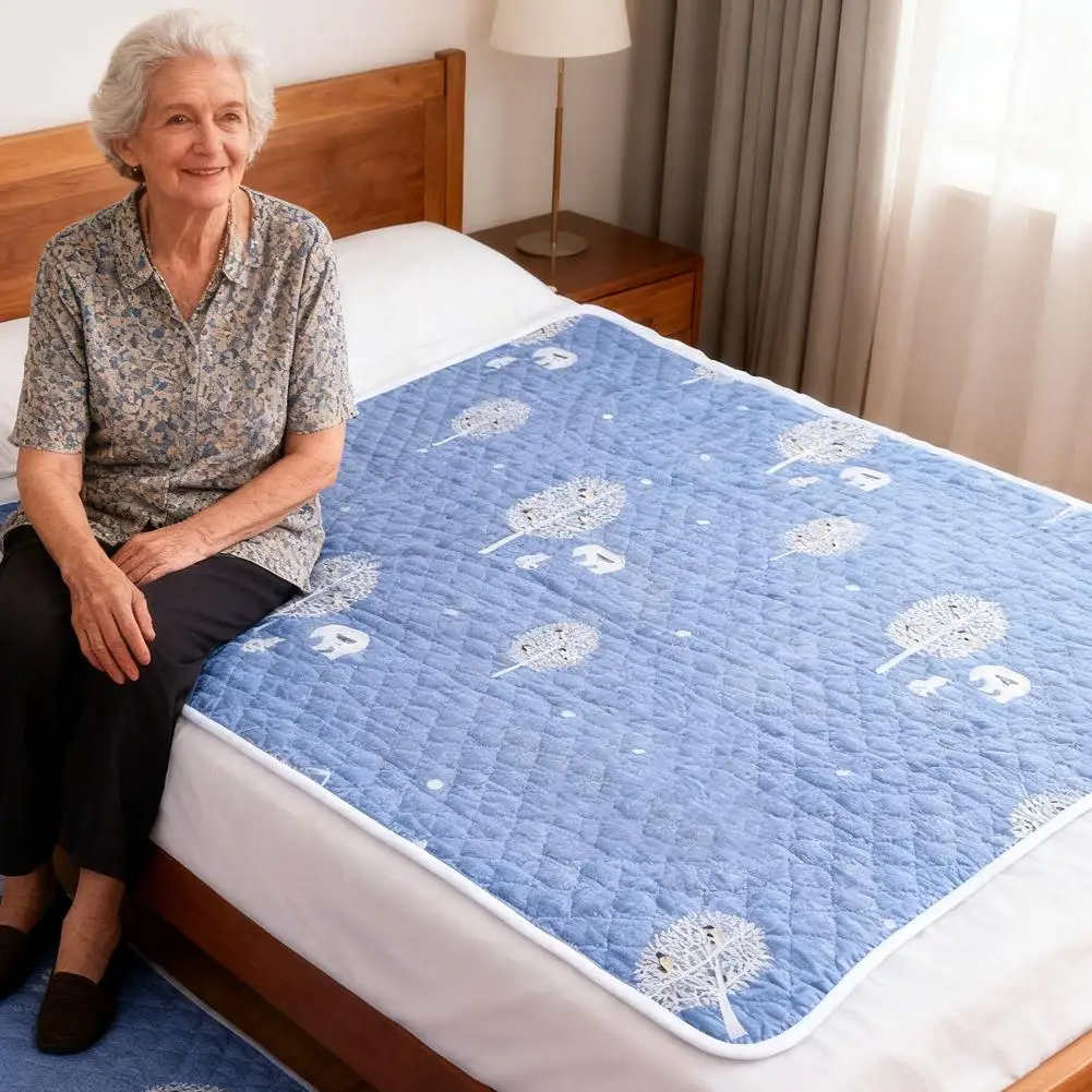 

Многоразовый водонепроницаемый хлопковый наматрасник для взрослых, для защиты матраса при недержании, для пожилых людей, большой, моющийся