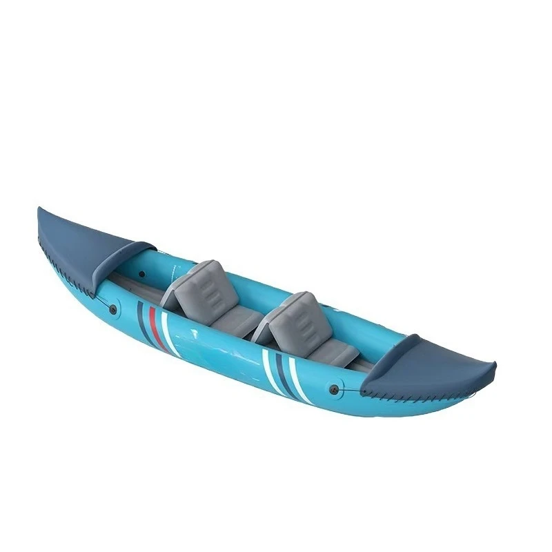 Outdoor Water Single Double Inflatable Kayak Thickened Wear-resistant Fishing Boat Assault Boat Adjustable Seat