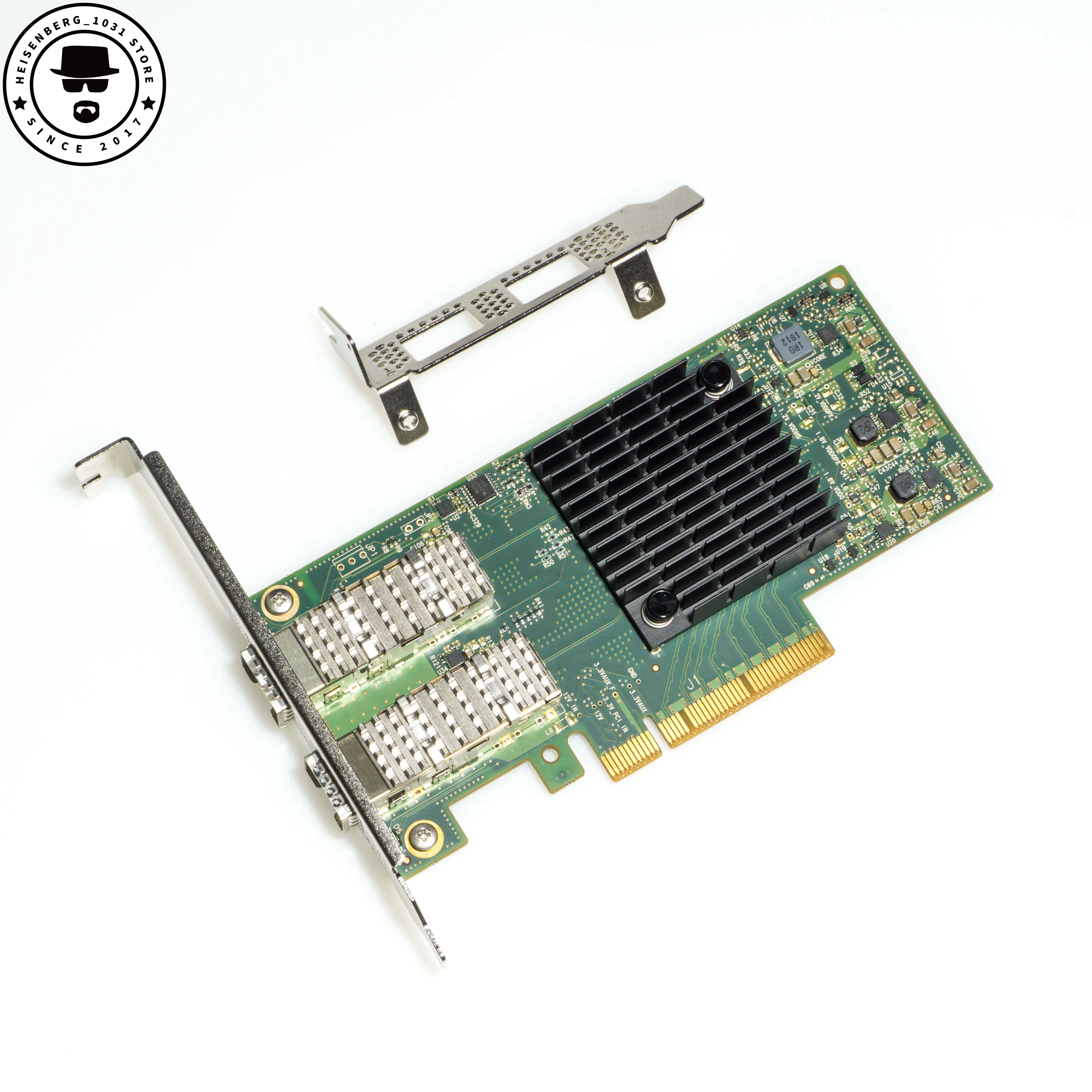 Conector de porta dupla, NVIDIA Mellanox MCX4121A-ACAT LX, EN NIC, 25Gbps®Transceptores compatíveis FreeNSA Homelab, 4 PCIe3.0 x 8 SFP28