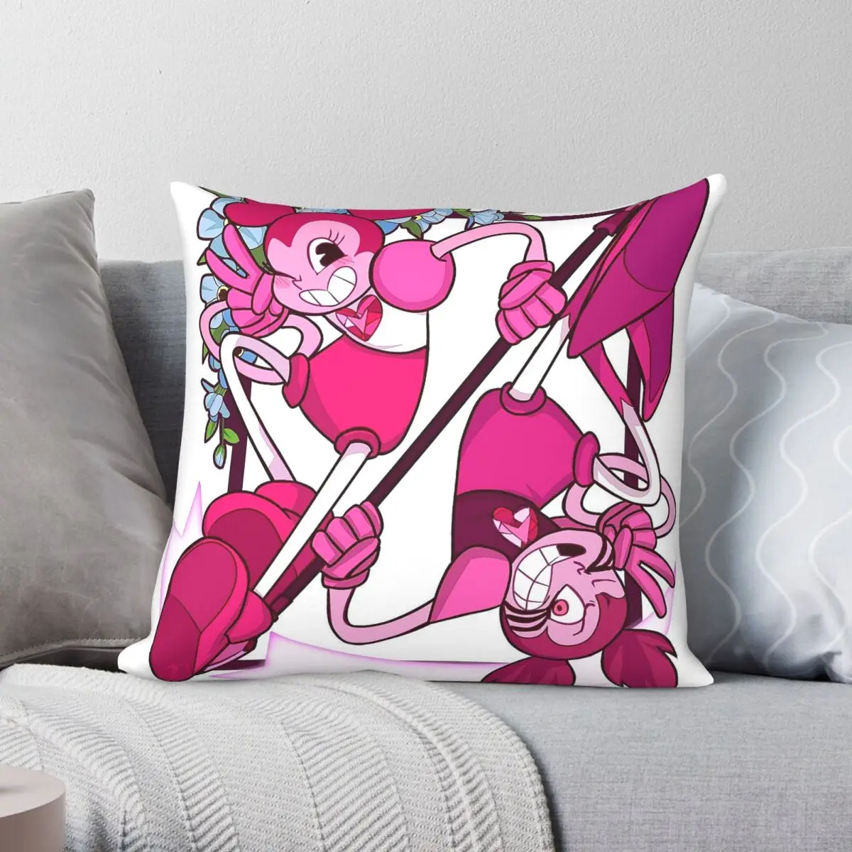 Spinel Steven Universe Movie Square Pillowcase Polyester Linen Velvet Pattern Zip Decorative Pillow Case Sofa Cushion Cover