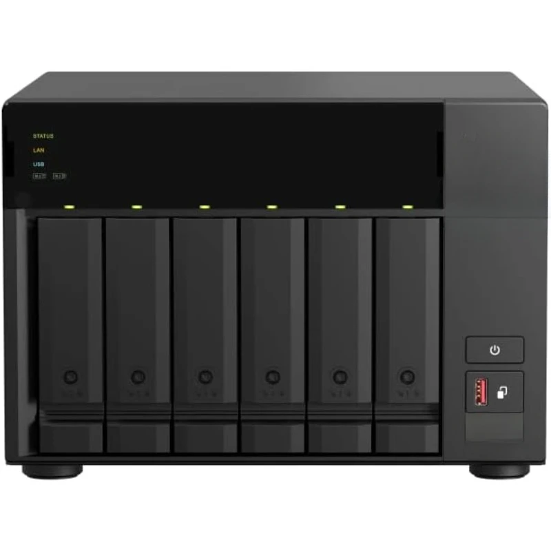 TS-673A-8G 6 Bay High-Performance NAS with 2 x 2.5GbE Ports and Two PCIe Gen3 Slots，home.