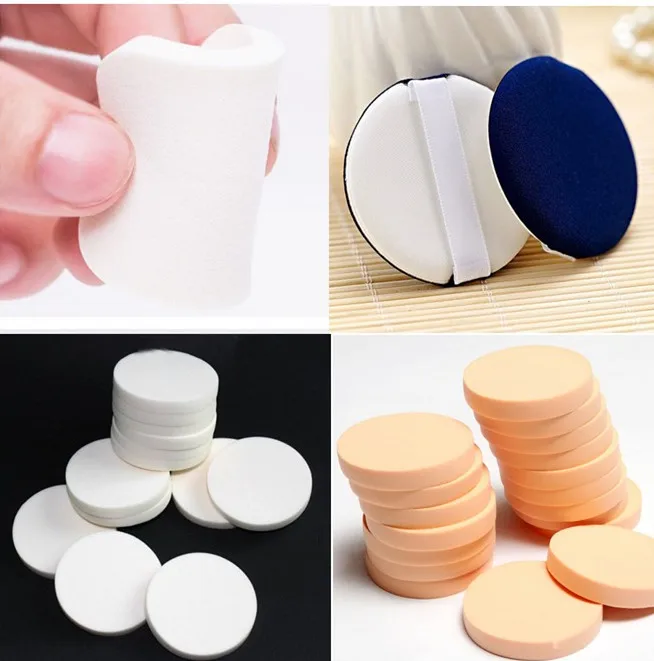 1pc/10 PCS Sponge Cosmetic Puff Make Up Sponge Face Facial Sponges Powder Puff Soft Women Lady Beauty Makeup Foundation Contour