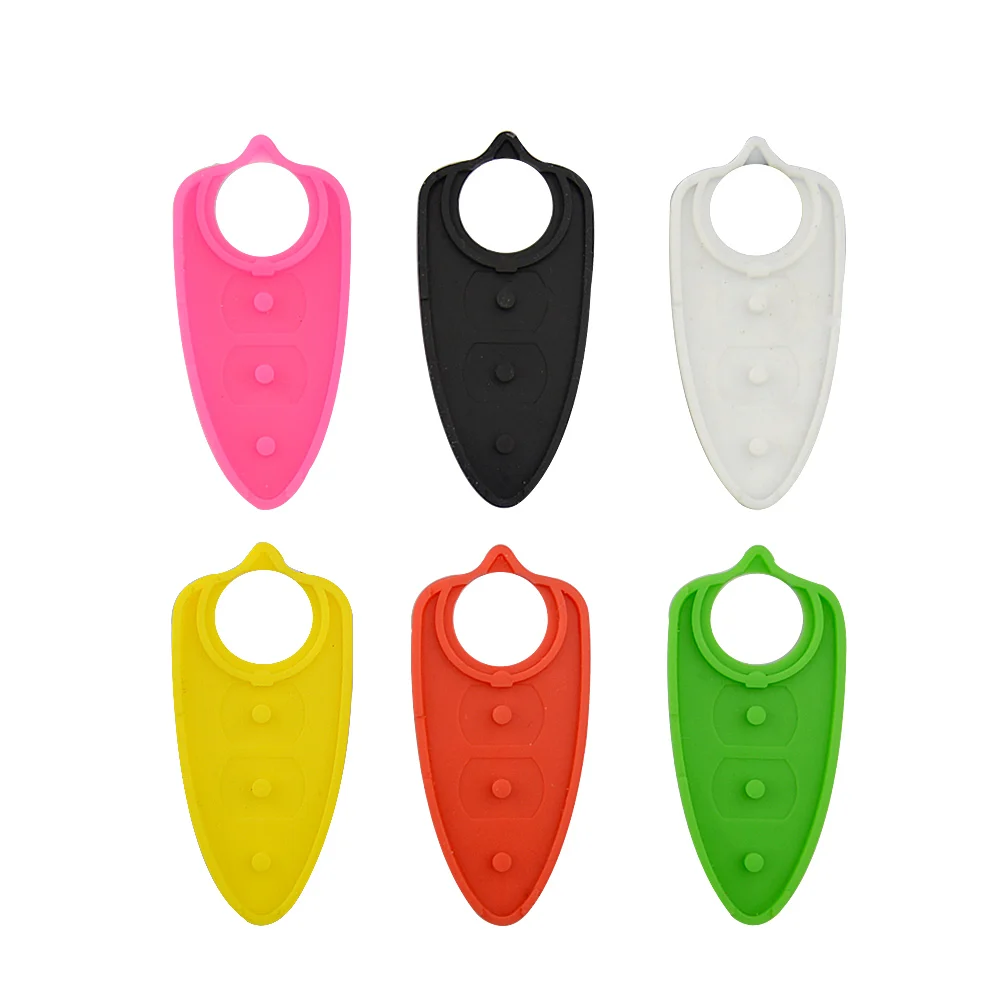 Okeytech High Quality Silicone Button Pad For Alfa Romeo 4C Mito Giulietta Myth 159 GTO GTA Remote Key Colorful Rubber Key Pad