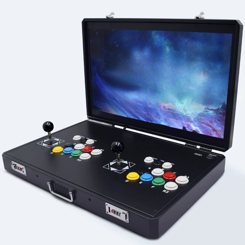 24-inch two-person joystick foldable portable home game console fighting combo