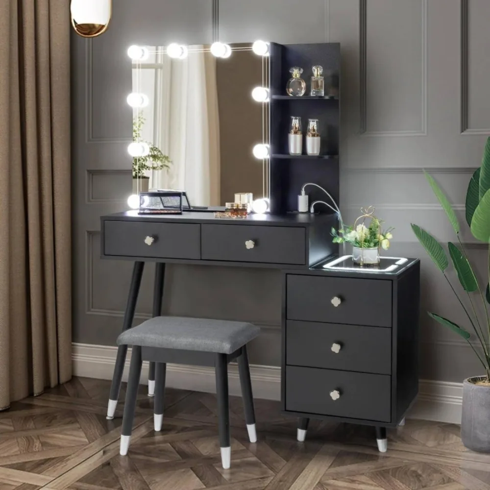 Meja Rias Rias Set Meja Rias dengan Meja Kaca