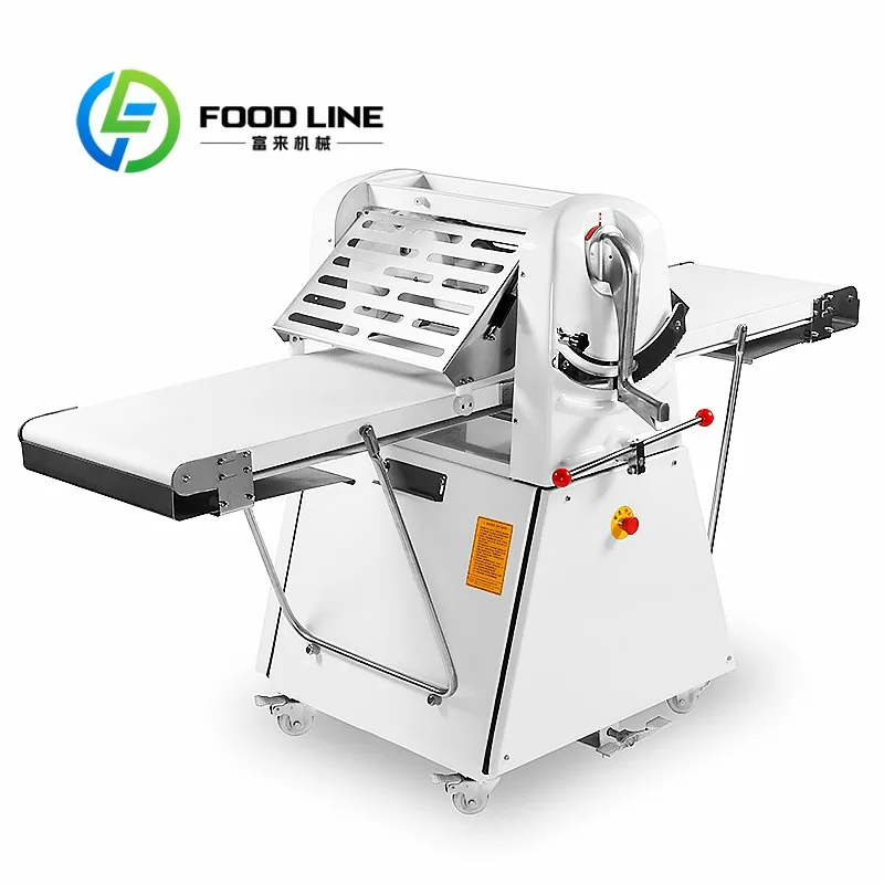 Tabletop Dough Laminator Compact Body Layout Save Space For Small Bakery Shop Dessert Room And Mini Food Workshop Use