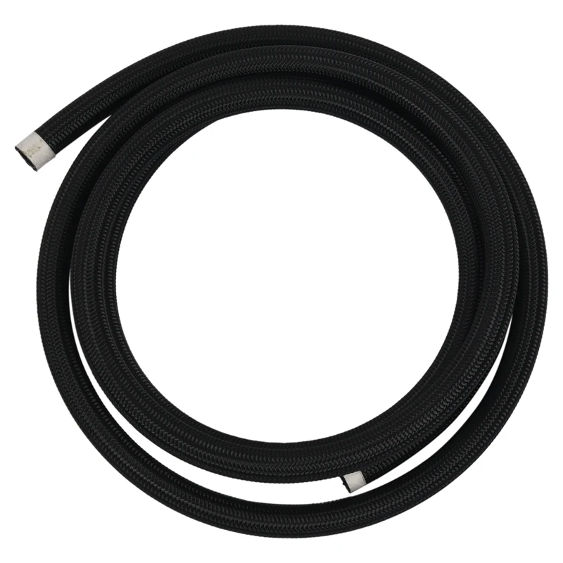 

3 Meter AN10 10AN Nylon&Stainless Steel Braided Hose+AN10 Hose End Fittings Adaptor Kit Oil/Fuel/Water Hose Line