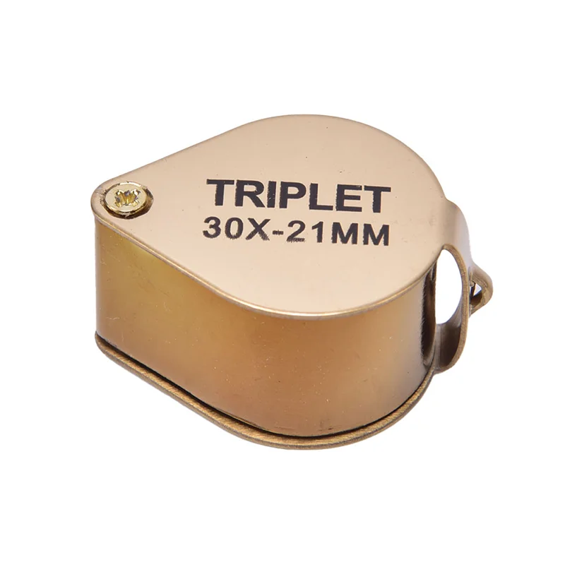 Universal 30x 30x21mm Magnifier Jewelers Gold Eye Tool Jewellery Folding Loupe Glass