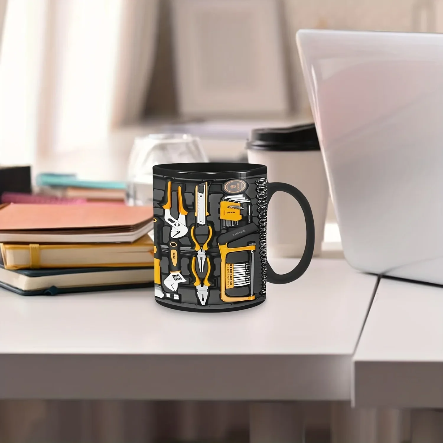 Water cup light luxury high-end coffee cup man's toolbox ceramic mug can be customized high-value coffee cup