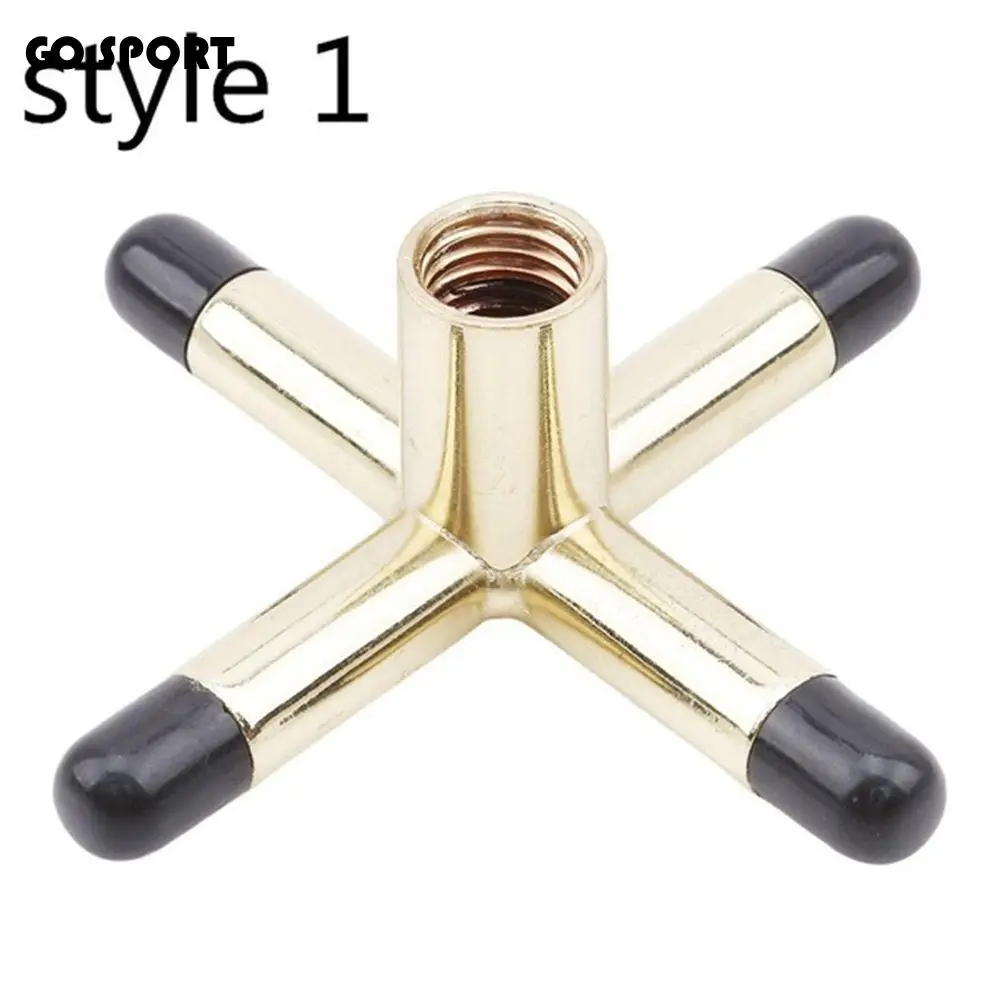 

Sports Anti-slip Cross Metal Antlers Rod Rack Cue Pole Holder Bridge Head Billiard Holder