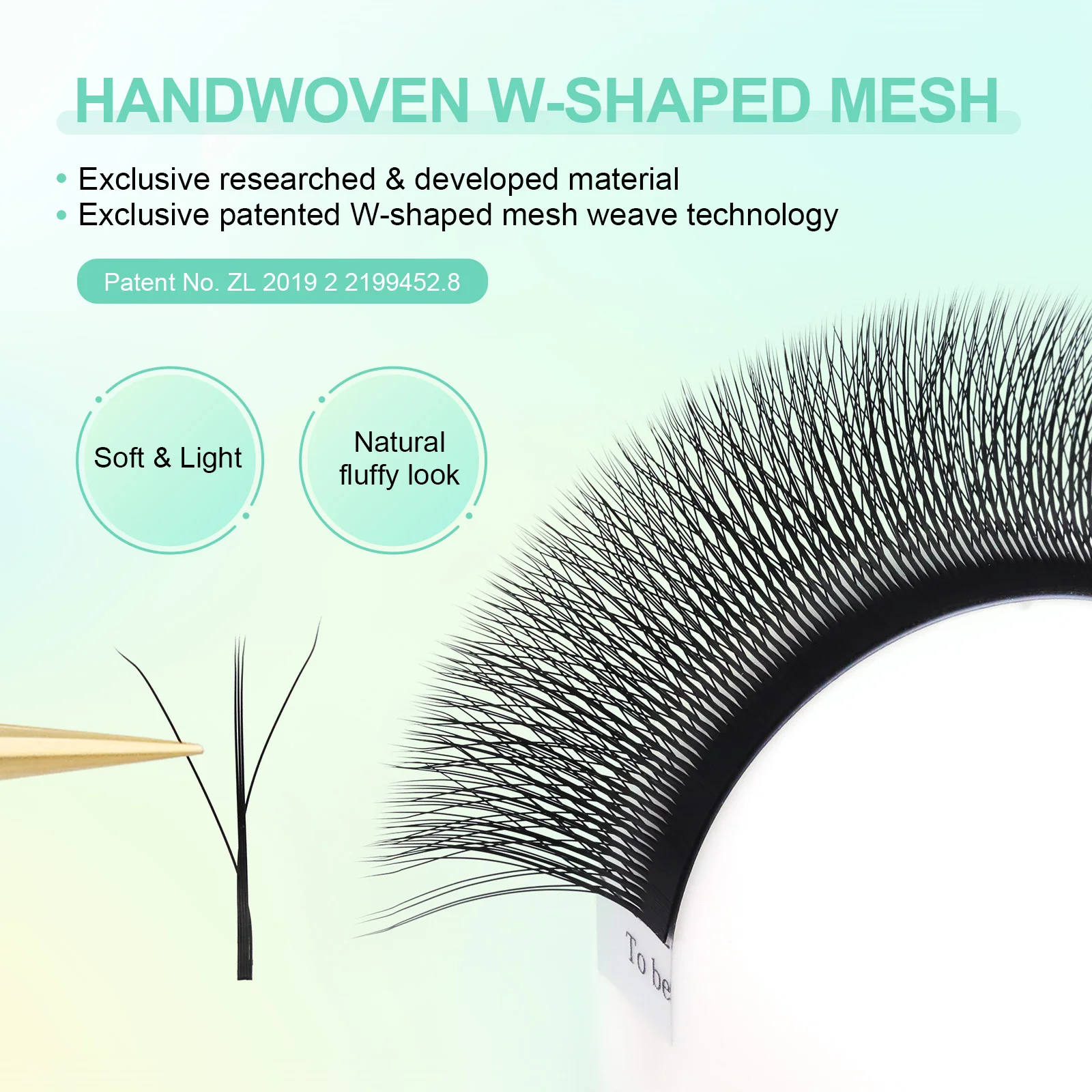 NAGARAKU Automatische Blumen-W-Volumenform 3D Vorgefertigte Fächerwimpern Natürliche Weiche Leichte Einzelwimpern Volle Dichte Faux-Mink-Cluster – Detail 18