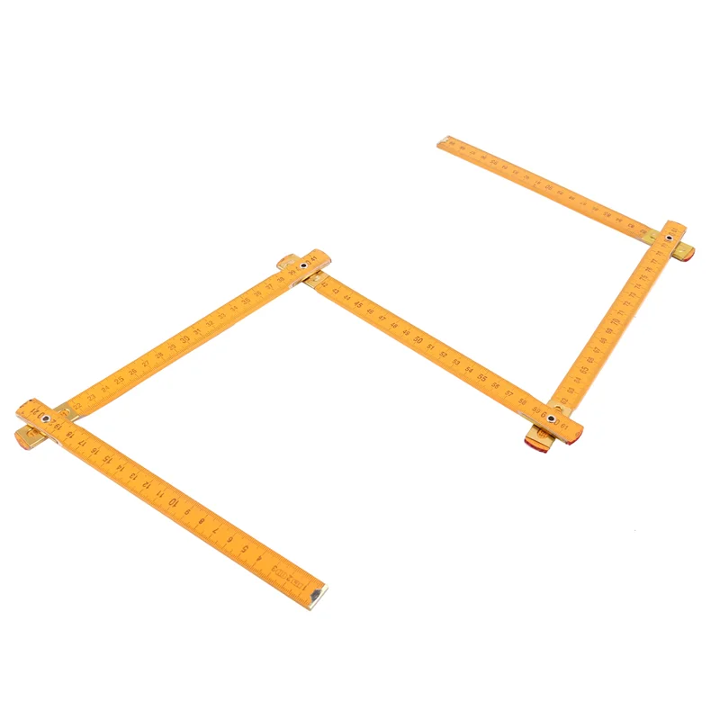 AB47-4X Портативная плотницкая деревянная складная линейка 100 см/39 дюймов