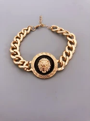 Unique Lion Head Braided Bracelet for Men and Women, Made of High-Quality Alloy