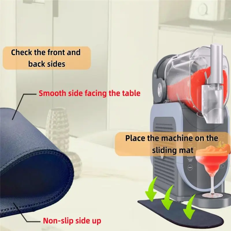 [NEW!N92R】 2Pcs Sliding Pad Frozen Drink Machine Accessories