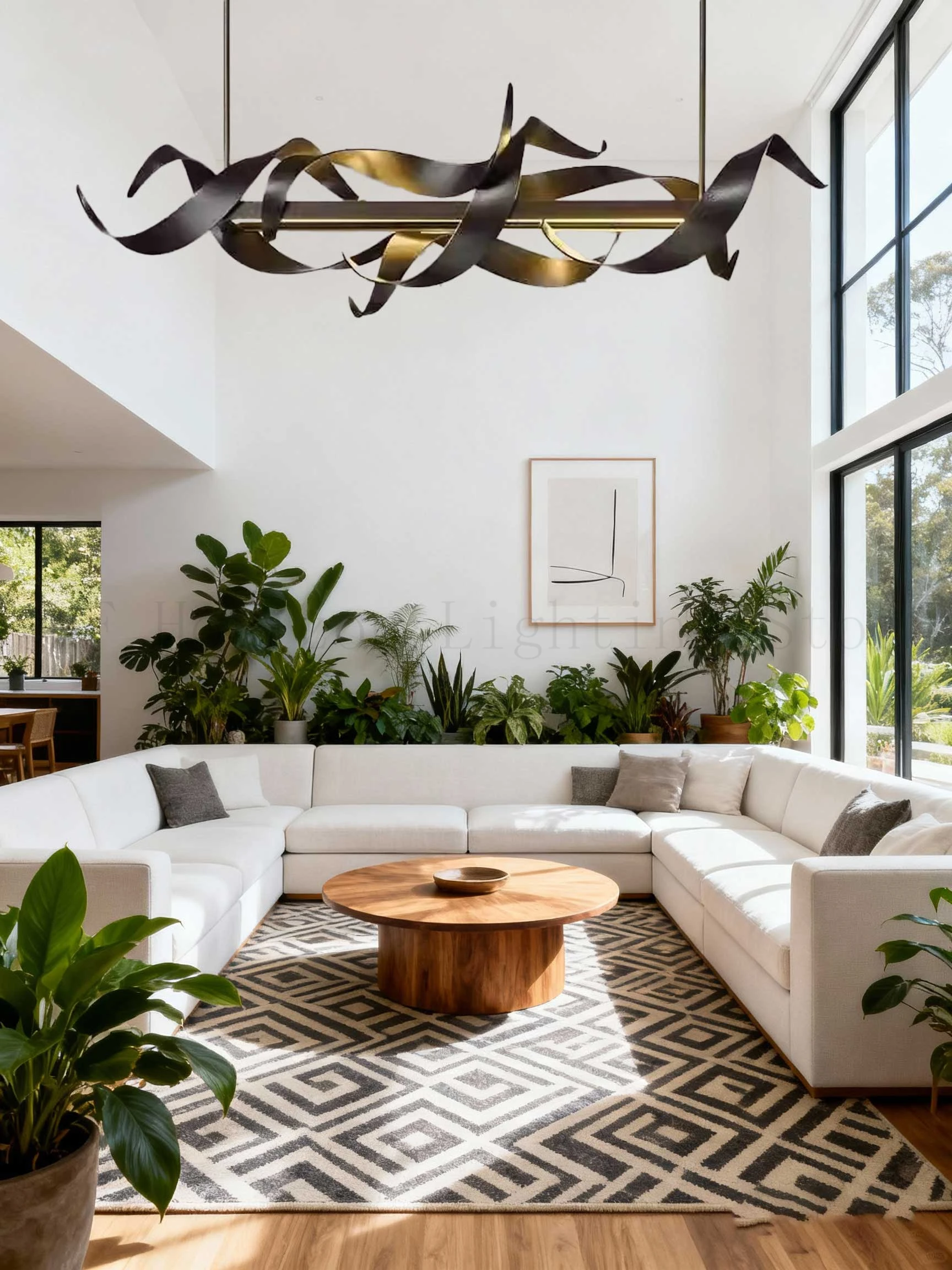 

Modern Nordic Stainless Steel Pendant Lamp for Dining Room LED Ceiling Chandelier Indoor Lighting for Living Room Aesthetic