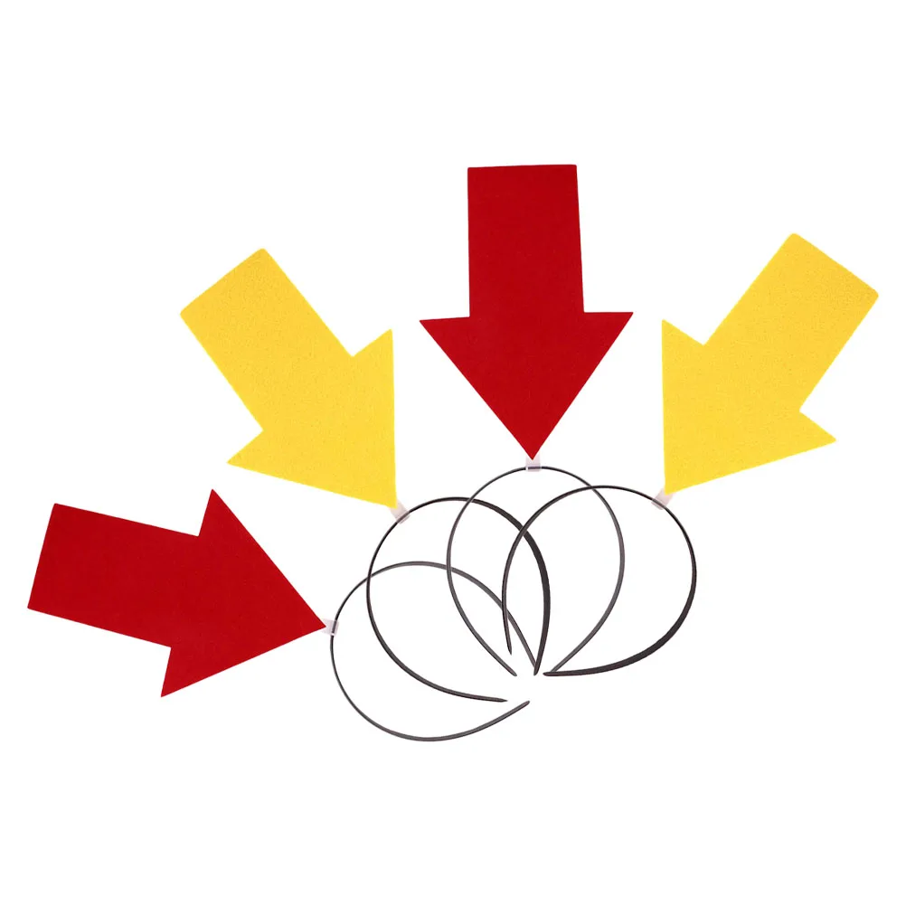 

4pcs Arrow Headband Unique Humorous Design For Party Wedding Carnival Photo Prop Festival Hair Accessory Novelty Headwear Decor