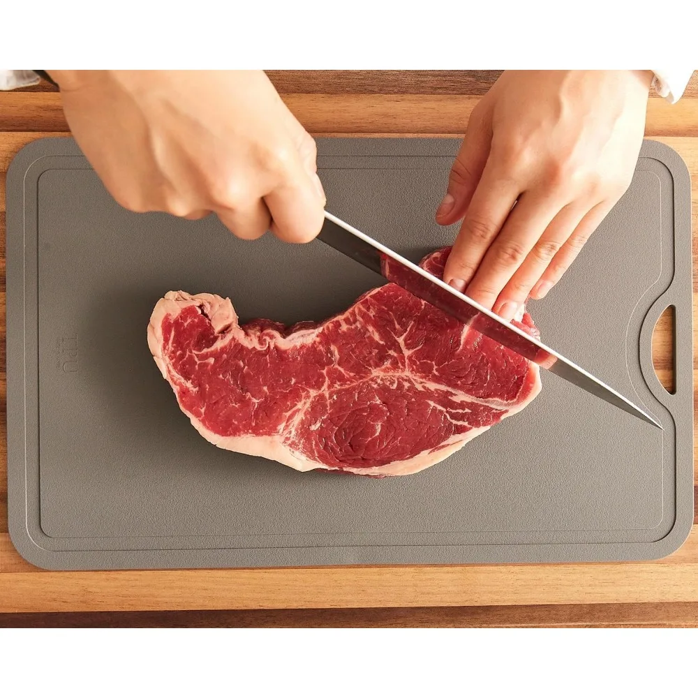

Гибкий коврик для разделочной доски, нескользящая корейская разделочная доска 17,3 x 10,6 для кухни, гибкая разделочная доска без BPA
