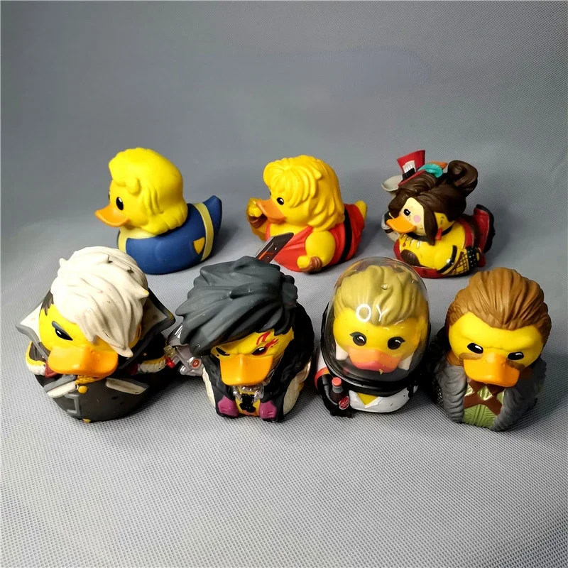 Genuine Bulk Numskull Little Yellow Duck Figure Ornaments Rubber Duck TUBBZ Game Character Movie Peripheral Model Toy