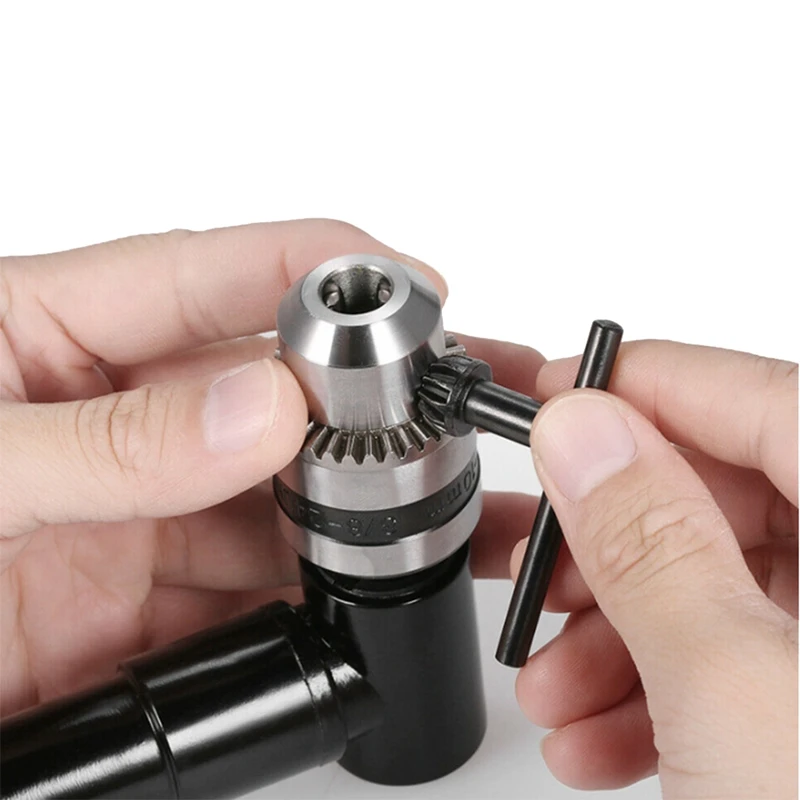 Promotion! 90 Degree Right Angle Electric Drill Three-Jaw Chuck Corner Impact Drill Right Angle Bend Extension Adaptor