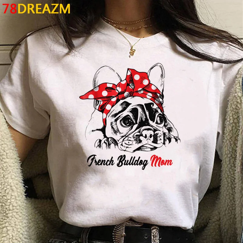 Bulldog francese Bull Terrier top tees donna graphic tees donna 2022 harajuku kawaii kawaii ulzzang tshirt kawaii