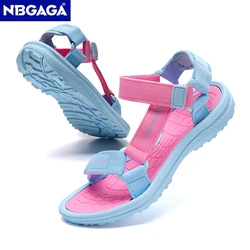 New Summer Girls Sandals Breathable Children Shoe Outdoor Non Slip Open Toe Beach Sandals