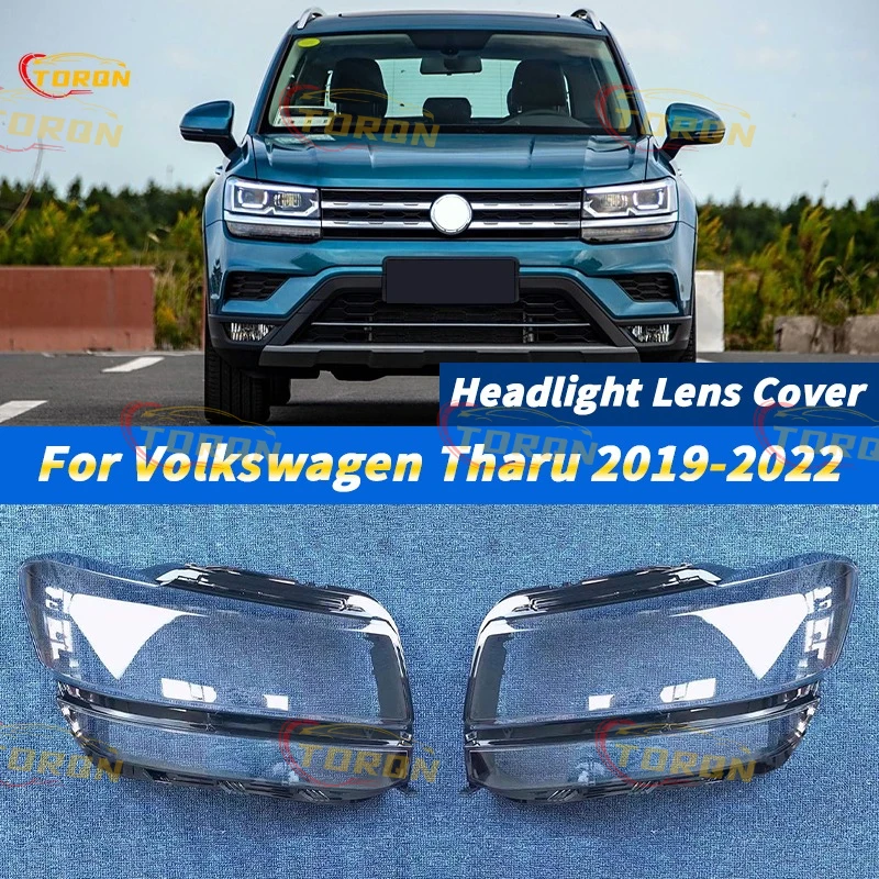 

For Volkswagen VW Tharu 2019-2022 Car Headlight Lens Cover Headlamp Shade Head Lamp headlight lamp cover car accessories