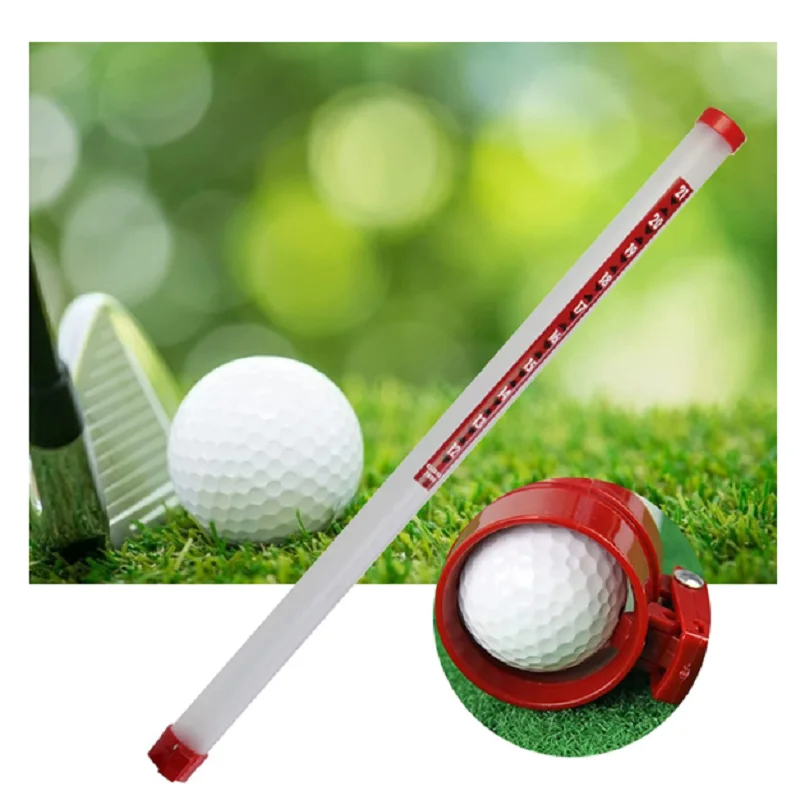 95cm Plastic Golf Ball Pick Up Tube Transparent Contains 21 Balls Golf Ball Retriever