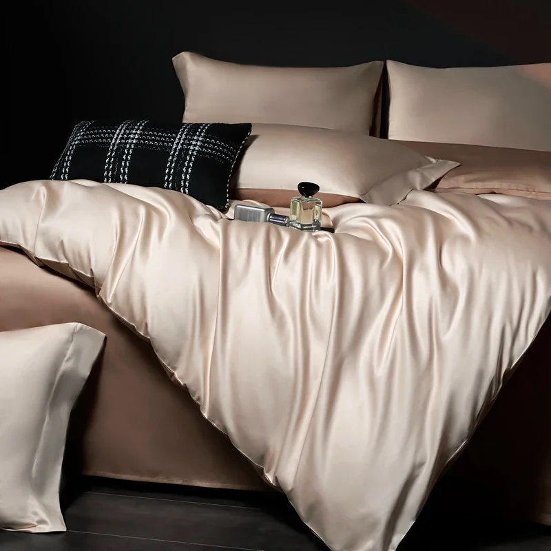 

New 2025 5A Antibacterial Pima Cotton Solid Bedding, High - Quality All - Natural Cotton,Simple Design,Queen Size,Ideal for Rest