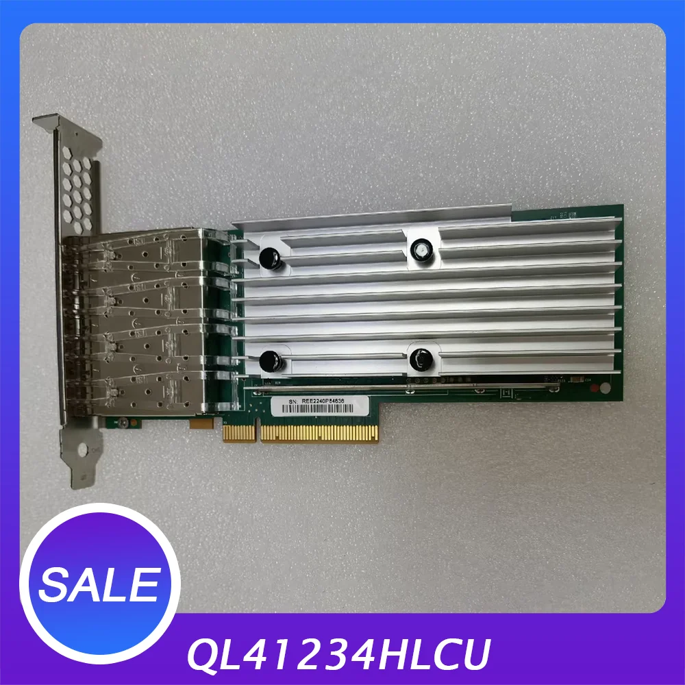 The Four-port 10-gigabit Optical Fiber Network Card QL41234HLCU AH2010410-11