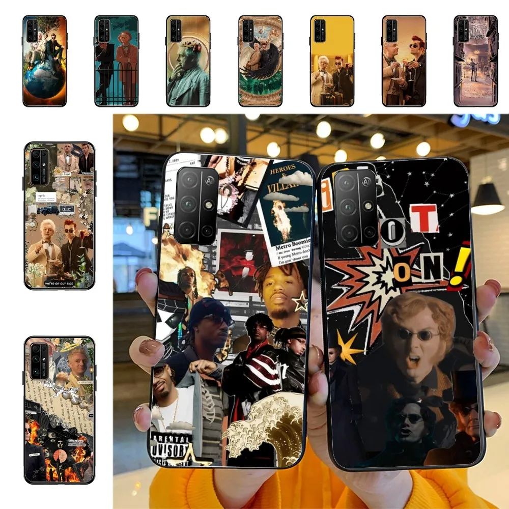 Good O-Omens Movie Phone Case For Huawei Y9 6 7 5 Prime Enjoy 7s 7 8 plus 7a 9e 9plus 8E Lite Psmart Shell