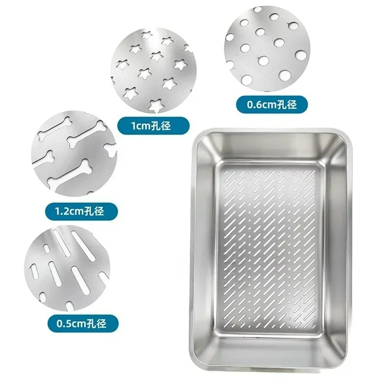New Open Cat Toilet Stainless Steel Easy Clean
