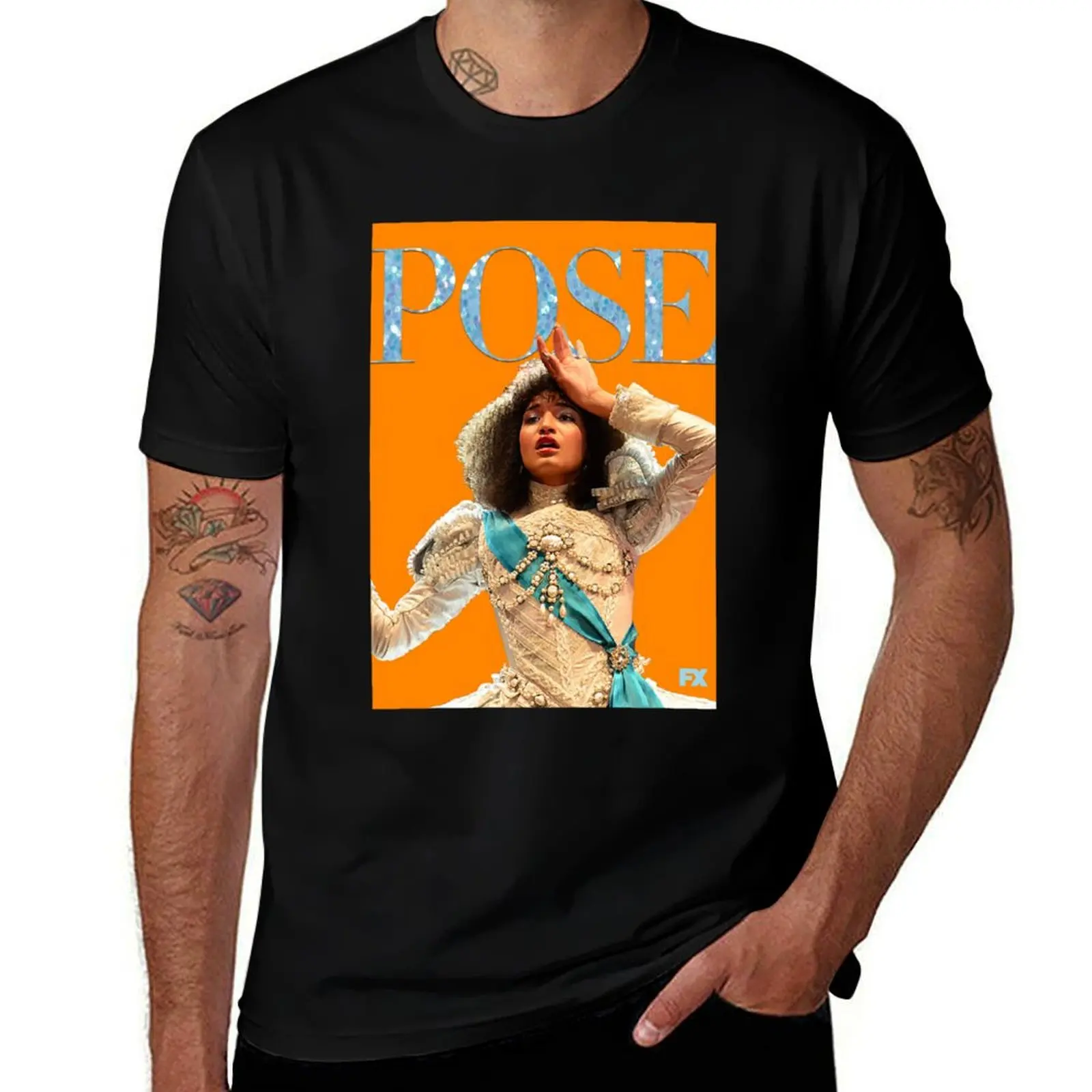 POSE Angel Evangelista Poster T-Shirt Quick Dry Training Short Sleeve Tee T-Shirt