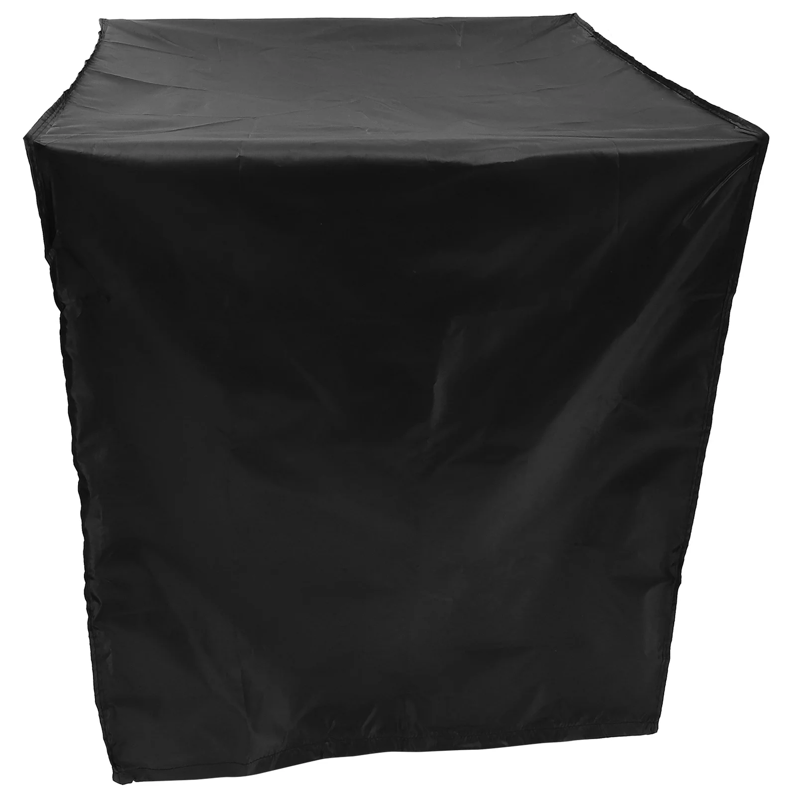 

1pc Air Conditioner Waterproof Cover Black Outdoor Unit Protective Cover For Ac Polyester Furniture Accessory Washing Machine