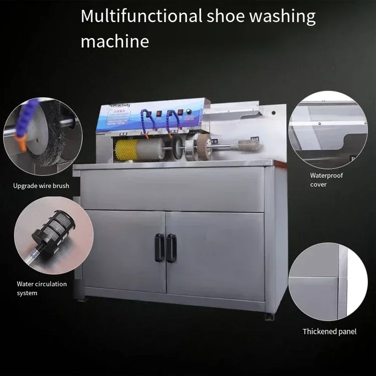 Selling Stock High Quality Cheapest Industry Stainless Steel Automatic Shoe Washing Machine Shoe Washer