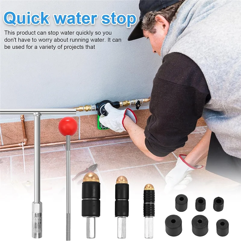 AB15-Pipe Water Stopper Kit, Hot Melt Water Stop, Emergency Pipe Water Stopper, Pipe Leakage Repair For Water Pipe