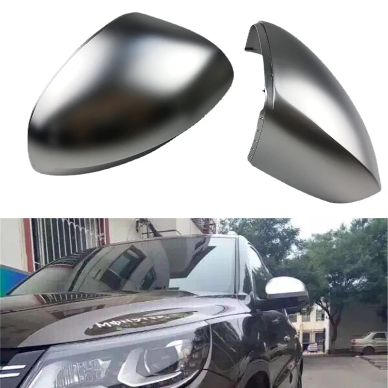 

Replacement Pair of Side Wing Mirror Covers Mirror Covers for Volkswagen Tiguan Allspace L MK2 2010-2016