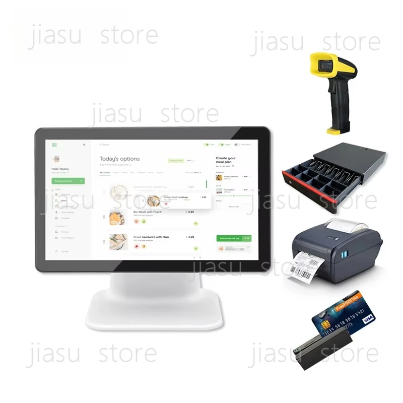 

Custom 11.6" POS Terminal Touch Screen All-in-One Cash Register for Restaurant Retail