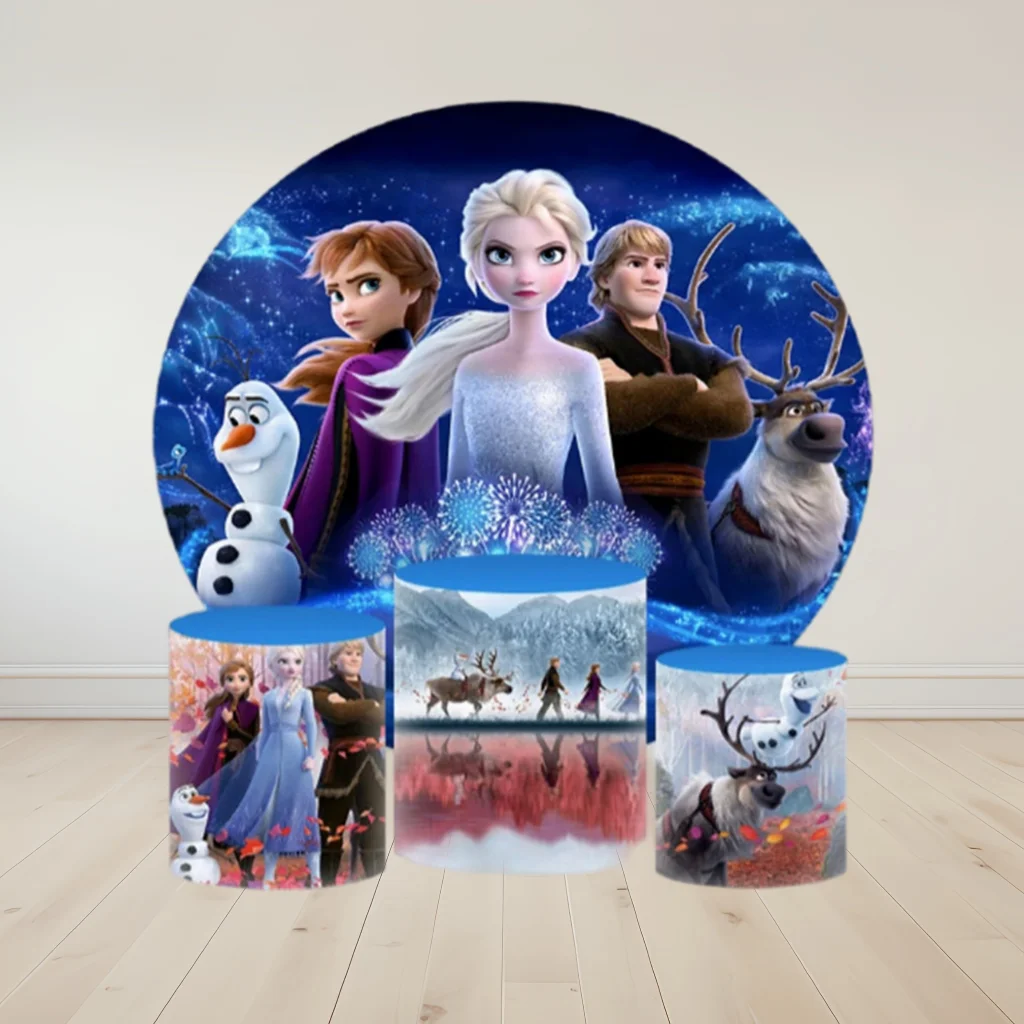 

Hasbro «Холодное сердце» Эльза, крышка цилиндра, круглый фон для фотосъемки, фон для фотосъемки, детский душ, реквизит для дня рождения, плинтус, фотосессия