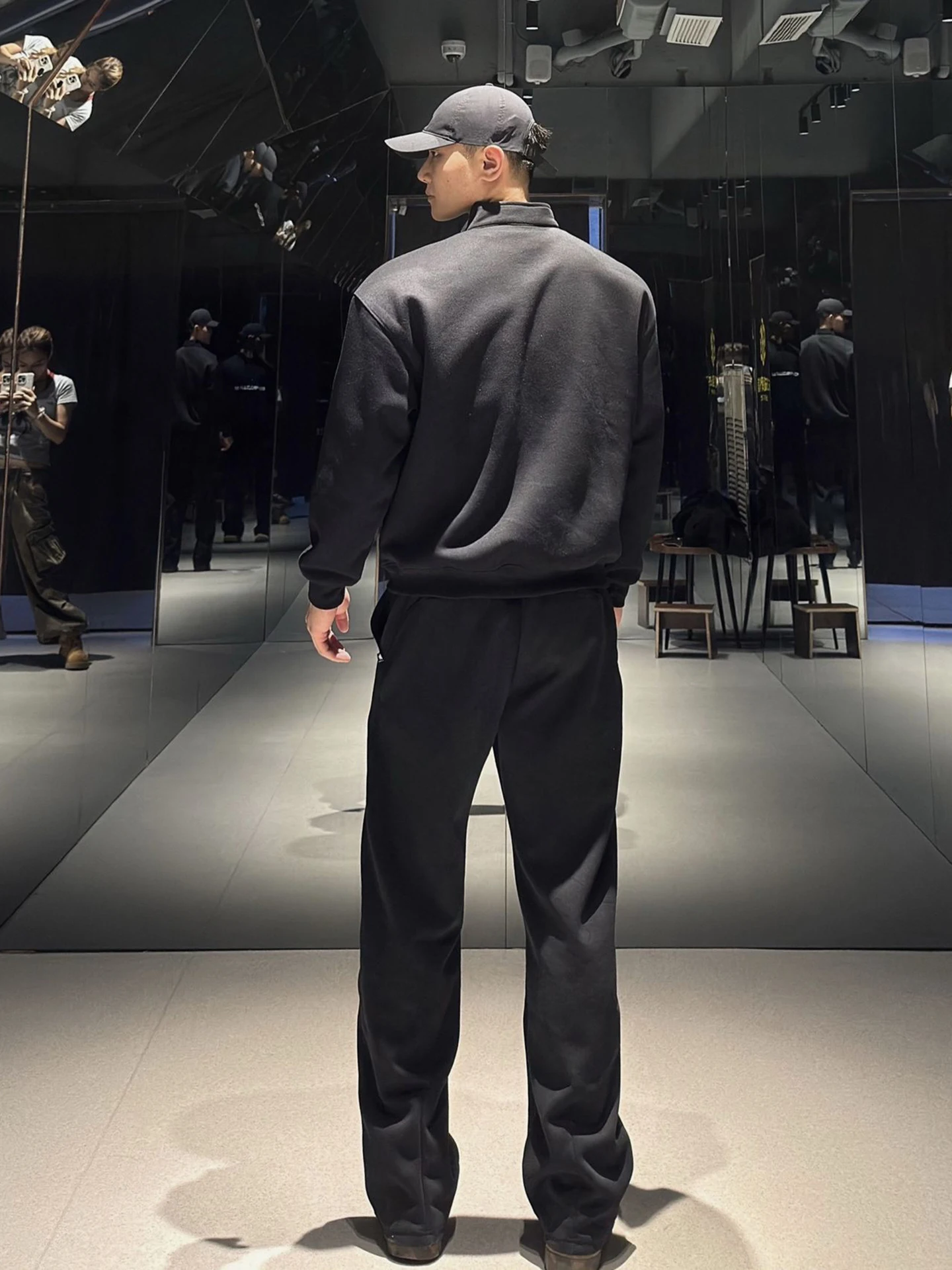 

Cleanfit Men's Fitn Sport Pants American Casual Sle Knife Loose Fit Straight Leg Trousers Autumn Season Faion