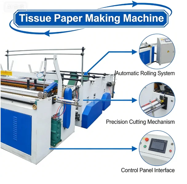 YG Customized Home Use Small Business Tissue Paper Product Making Machine Supplies For Sale