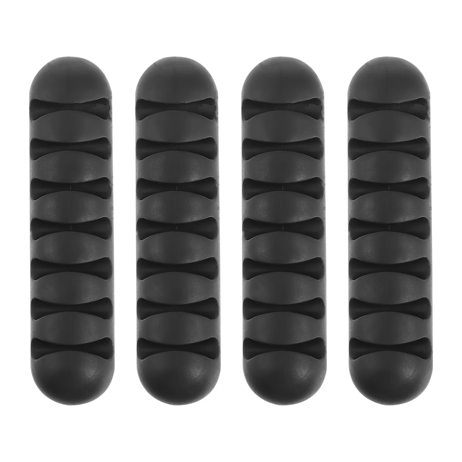 4Pcs Adhesive Cable Holders Durable Wire Organizers Portable Cord Management Desktop Office Home Cable Organizer